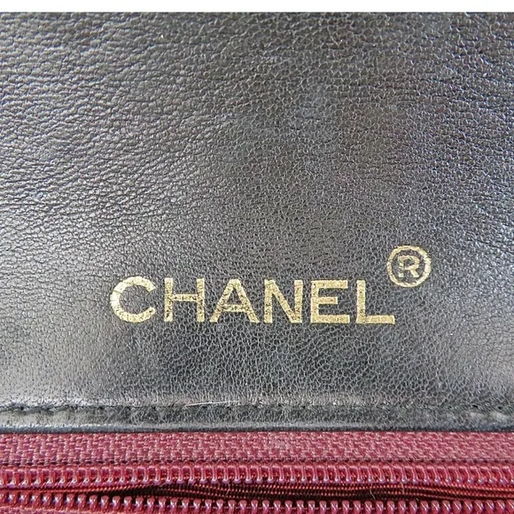 ❌SOLD❌ Chanel Vintage Black Classic Full Flap Bag Medium - Picture 8 of 9